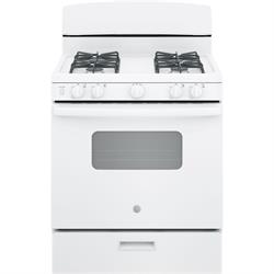 30" White Gas Range with 4.8 cf oven JGBS10DEMWW Image
