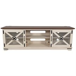 TV Stand 73" Jackson X Console Off White CFWWH0873X Image