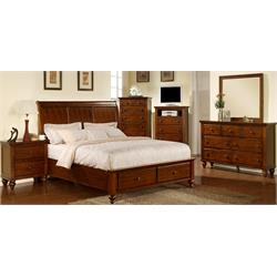 Chatham Queen Bedroom Set DR/MR NS- Hb-Fb & CH CH600QN-BED-DM-NS Image